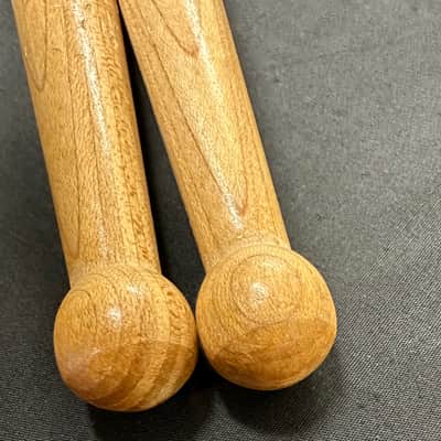 VINTAGE Ludwig PLS Marching Snare Drum Sticks, 1970s Blue Ink Label -EXCELLENT image 7