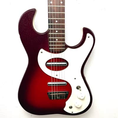 Silvertone 1457 Amp in Case w/ Footswitch 1960's - Sparkle Burst image 2