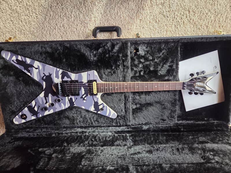 ~ USA ~ 1 of 2 ~ Dean Dime o Flage, Dimebag Darrell Pantera Electric Guitar ML image 1