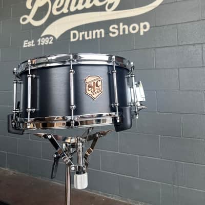 SJC Drums 6.5x14" Tour Series Maple Snare Drum in Matte Black image 1