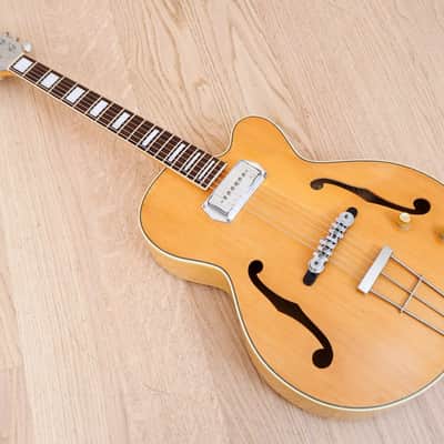 1959 Kay Barney Kessel Artist 6701B Blonde w/ Kleenex Box Pickup, Kelvinator, Lifton Case image 11