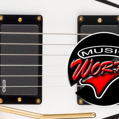 JACKSON - RANDY Rhoads RR24MG MJ Series - White with Black Pinstripes 2904001876 image 4