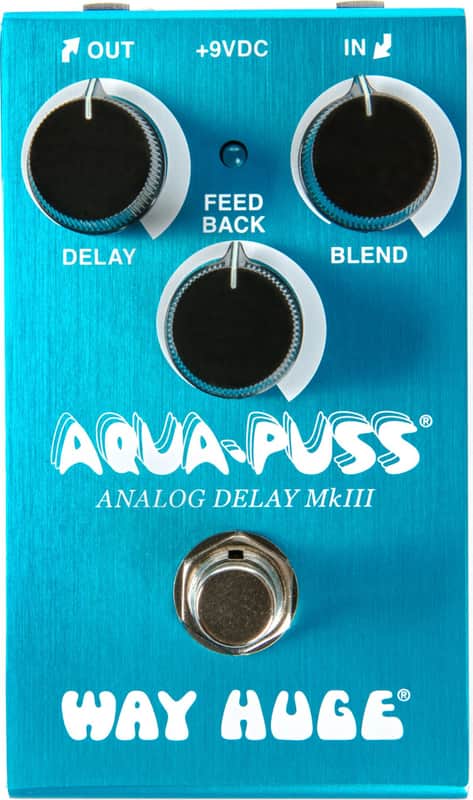Way Huge WM71 Smalls Aqua-Puss Analog Delay Effects Pedal image 1