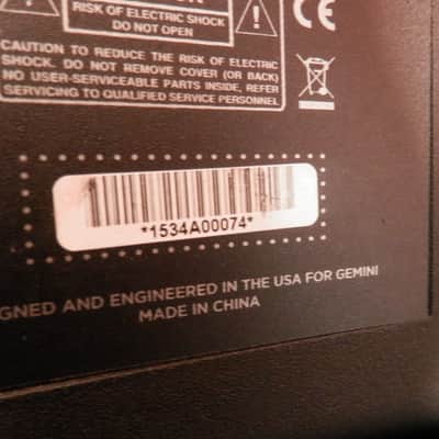 Gemini ES-10 10" Passive PA Speaker Pair used (brand new woofers) image 5