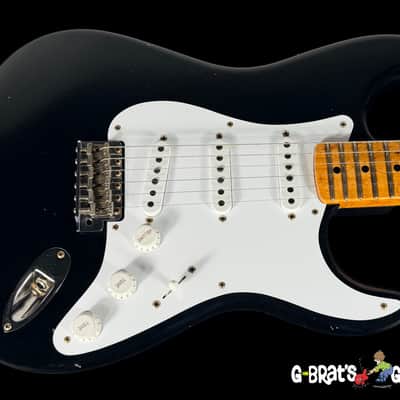 2025 Fender Stratocaster 1954 Custom Shop '54 Strat Journeyman Relic 70th Anniversary ~ Black image 1