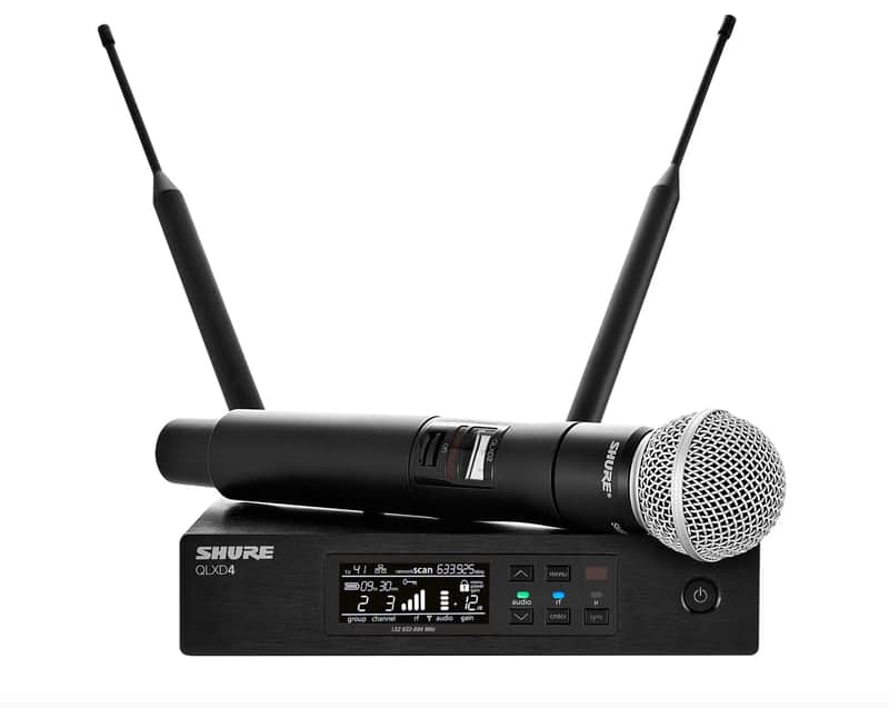 Shure QLXD24/SM58 Wireless Handheld Vocal Microphone System image 1