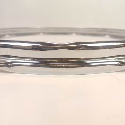 Slingerland 10Lug 14"Chrome-BRASS Stick-Saver Snare Drum COB Rim/Hoop Vintage60s image 5