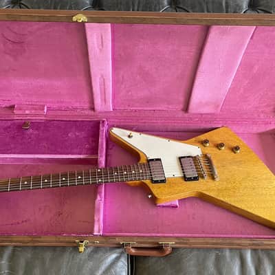 Vaschenko - Protocaster Luthier-Built 1958 Gibson Explorer Replica Solid Korina Brazilian Rosewood image 3