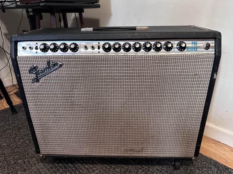 Vintage 1980 Fender PRO REVERB - Silverface image 1