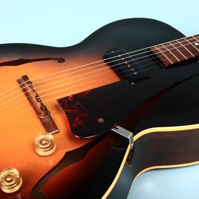 1950 Gibson ES-125 Archtop Electric Guitar, Case image 8