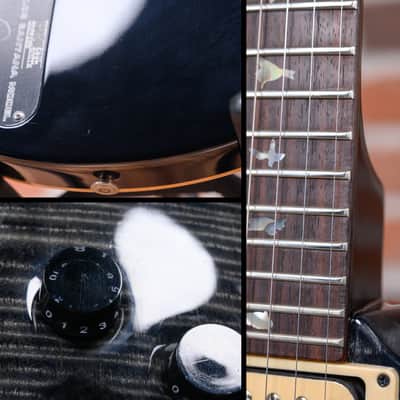 PRS Carlos Santana Pre-Production Prototype #3 Flame Maple Top Transparent Grey Black 1995 w/OHSC image 15