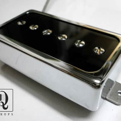 Humbucker Sized P90 Pickup Open cover Hand Wound PAF Size Single Coil Q Bridge Neck by Q pickups image 1