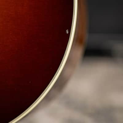 Taylor Custom Shop Dreadnought Acoustic Guitar - Vintage Sunburst with Hardshell Case - Used image 13