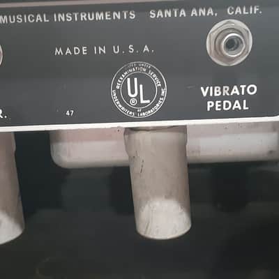 Fender Bandmaster Drip Edge 50 Watt Head 1968 - Black image 5