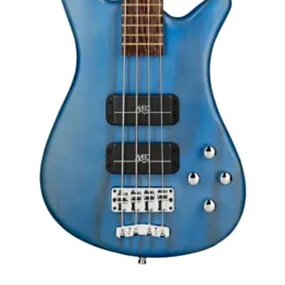 Warwick RockBass Streamer Standard, 4-String - Ocean Blue Transparent Satin image 4