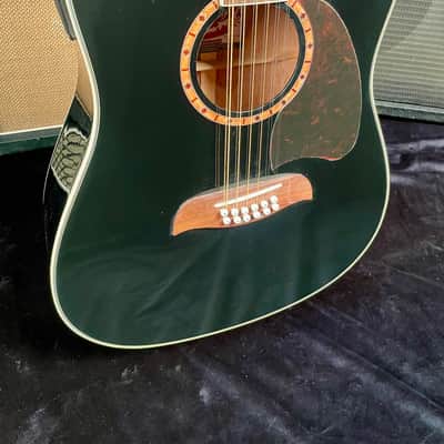 Washburn Oscar Schmidt Model OG312CEB 12-String Black image 2