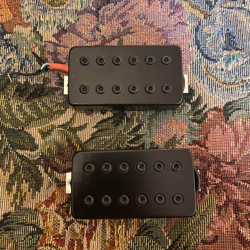Bare Knuckle Warpig Humbucker Calibrated Set - Black image 1