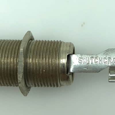 Vintage Switchcraft NOS 1/4” Long Stereo Output Jack (1) Model 152B - Nickel image 4