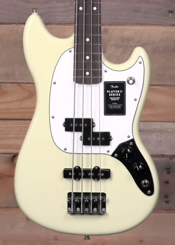 Fender Player II Mustang Bass PJ Hialeah Yellow image 1