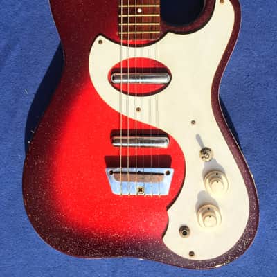 Silvertone 1457 1960 Red Sparkle image 4
