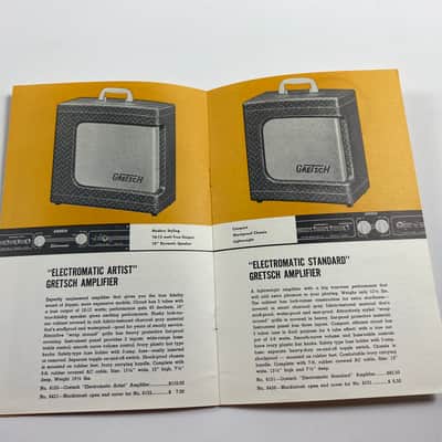 1950s Gretsch Electromatic Amplifier Catalog Case Candy Brochure image 6