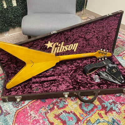 Gibson Custom Shop Master Artisan Collection Leo Scala Classic Black Flying V 2022 Korina image 2