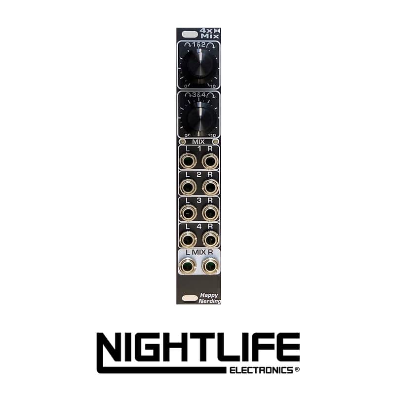 Happy Nerding 4xMIX Stereo Mixer - Black image 1