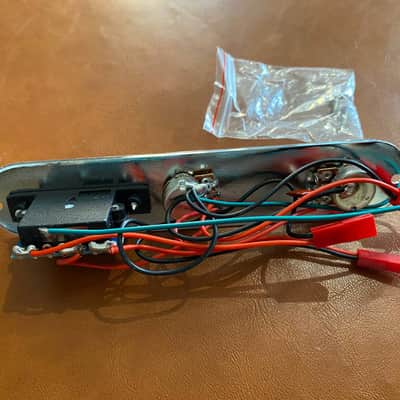 NEW Complete Telecaster Hardware & Pickup Kit - Chrome - Bridge, Pickups, Control Plate & pickguard image 7