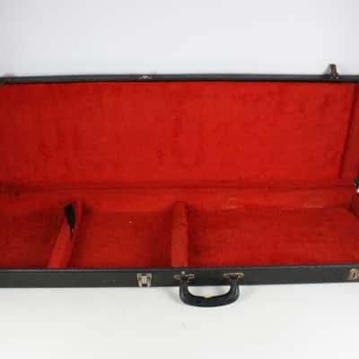 1974 Vintage Fender Stratocaster Telecaster HardShell Tolex CASE 1975 1976 1977 1978 1979 Black 1970's image 4