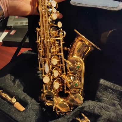 Jäger Soprano Saxophone 1990 Gold lacquer image 1