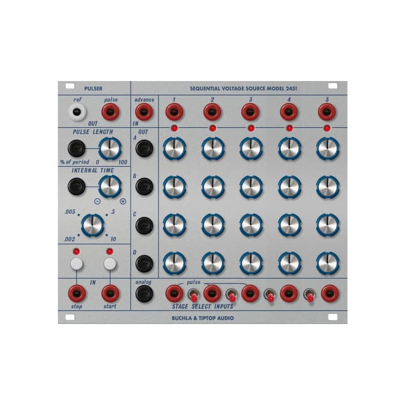 Buchla x Tiptop Audio Model 245t Sequential Voltage Source Eurorack Module image 1