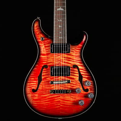 PRS Wood Library Willcutt Exclusive McCarty 594 Hollowbody II Blood Orange Smokeburst 10 Top (132) image 3