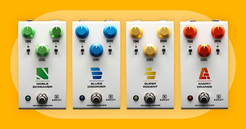 Keeley 4-in-1 pedal series