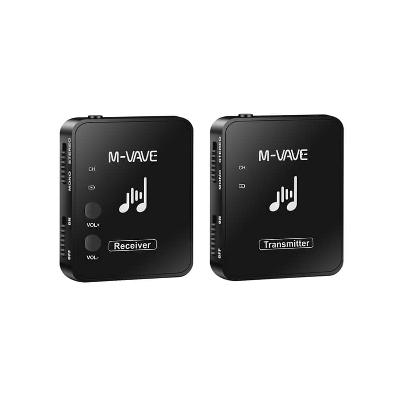 M-VAVE 2.4G Wireless Earphone Monitor Rechargeable Transmitter Receiver Support Phone Recording,price include the import duty to US buyer image 1
