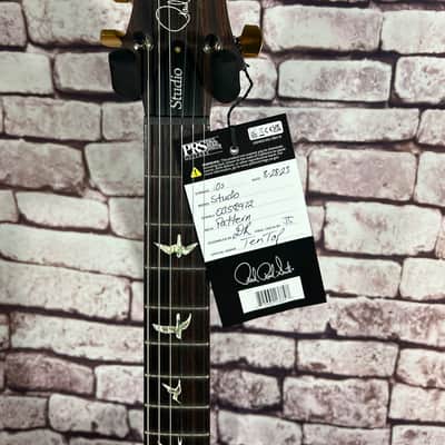 PRS Studio 10-Top - Fire Red Smokeburst imagen 8