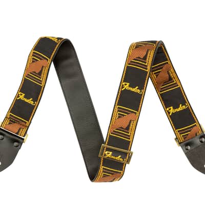 Fender 2" Legacy Vintage Monogram Guitar or Bass Strap image 1