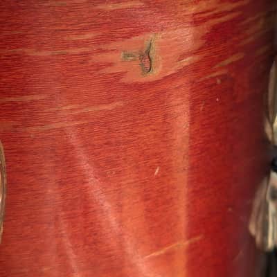 Slingerland 13" rack tom 1970s-1980s - Red image 5