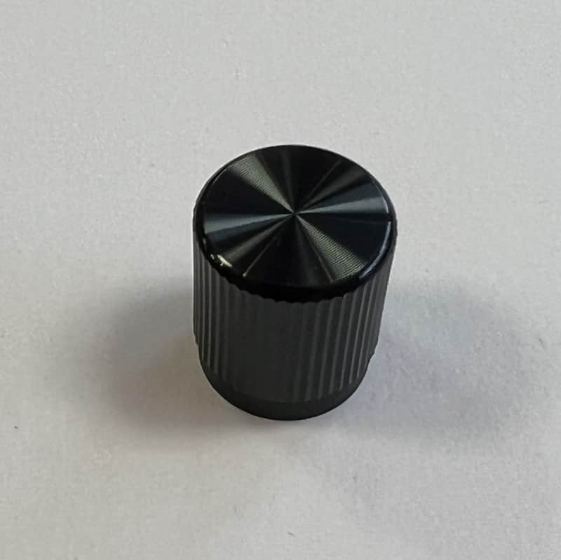 Strymon Small knob, black, no indicator line (for timeline, mobius