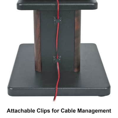 Rockville ELITE-5D 5.25" Dark Wood Computer Speakers w/Bluetooth+Desktop Stands image 4