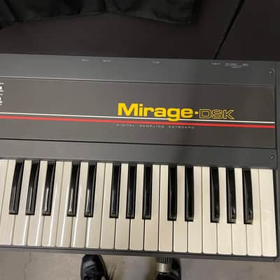 Ensoniq Mirage DSK-1 Digital Sampling Keyboard (red stripe) 1986 - Black image 4