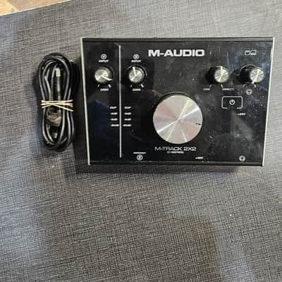 M-Audio M-Track 2x2 USB Audio Interface 2010s - Black image 1