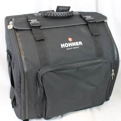 New Blue Hohner Bravo III Piano Accordion LMM 34 72 image 2
