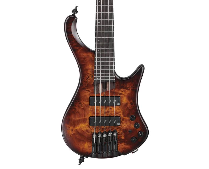 Used Ibanez EHB1505SDEL EHB Headless Bass 5-String - Dragon Eye Burst image 1
