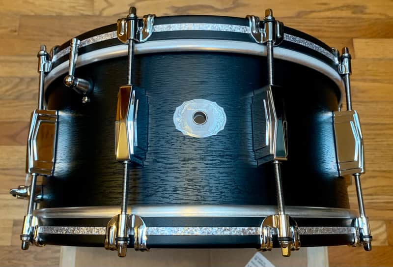 Ludwig Legacy Mahogany 14”x6.5” Limited Edition Snare Drum LLS564XXGN Black Cat  Vintage Select Collection