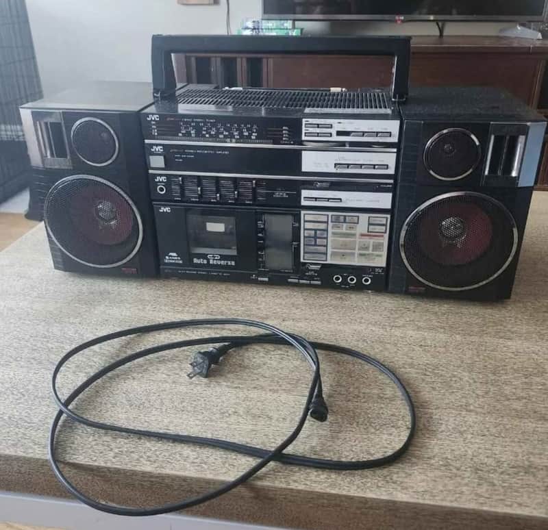 Vintage JVC PC-550C Portable Component BOOM BOX Radio System 1978 WORKING image 1