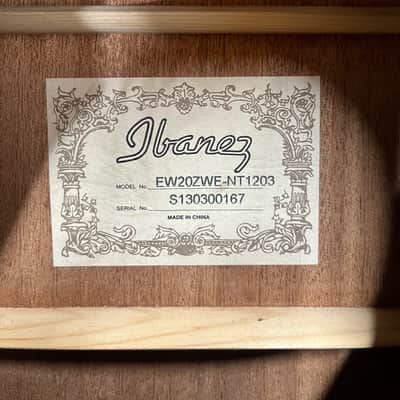 Ibanez EW20ZWE-NT1203 Acoustic Electric Guitar image 21