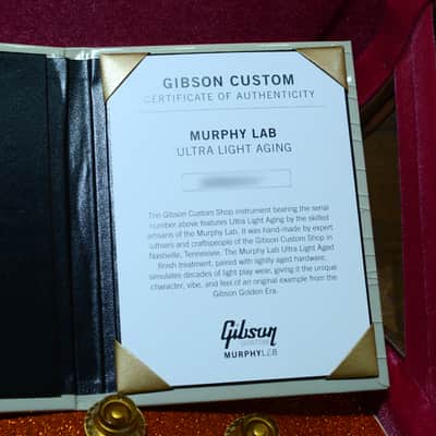 Gibson Custom Shop Dealer Select Murphy Lab '57 Les Paul Orange Sparkle Ultra Light Aged 2024' image 14