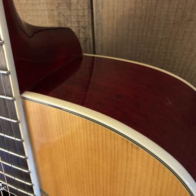 Samick Greg Bennett D-5 Dreadnought Acoustic Guitar Natural image 9