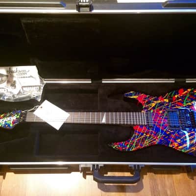 2010 New Old Stock Phil Collen Splatter Jackson Custom Shop PC1 Signed 30th image 11