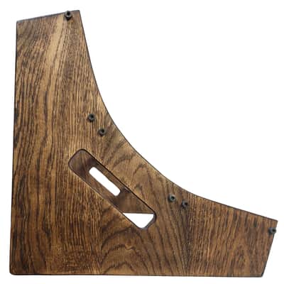 9U / 84hp Dark Oak Wood Side Panels for Eurorack Case MARIA / 9U Cheeks with rails image 6